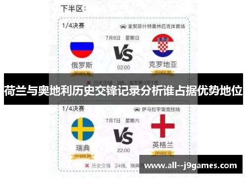 荷兰与奥地利历史交锋记录分析谁占据优势地位 荷兰与奥地利历史交锋记录分析谁占据优势地位